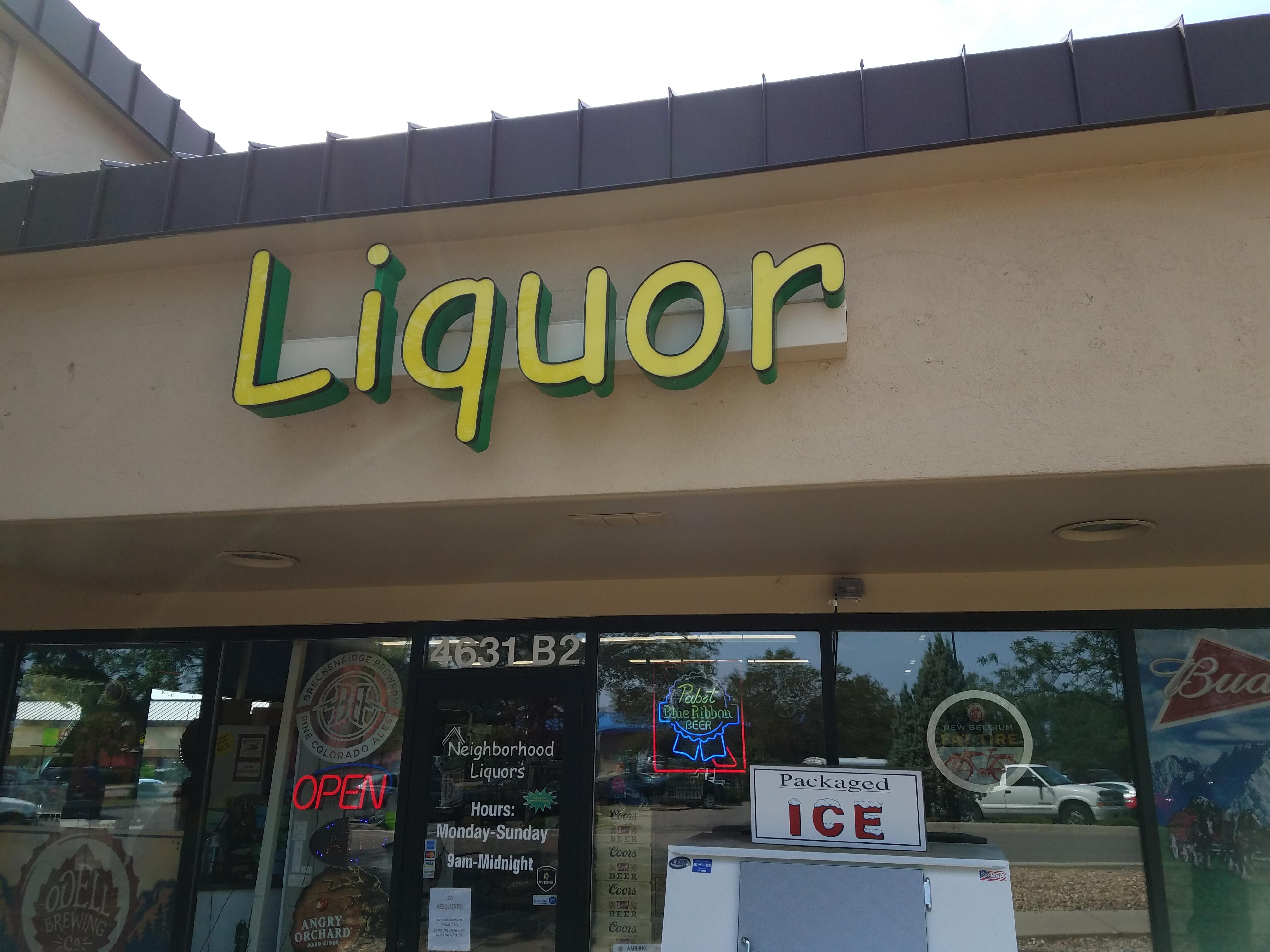 Liquor Store with Comic Sans