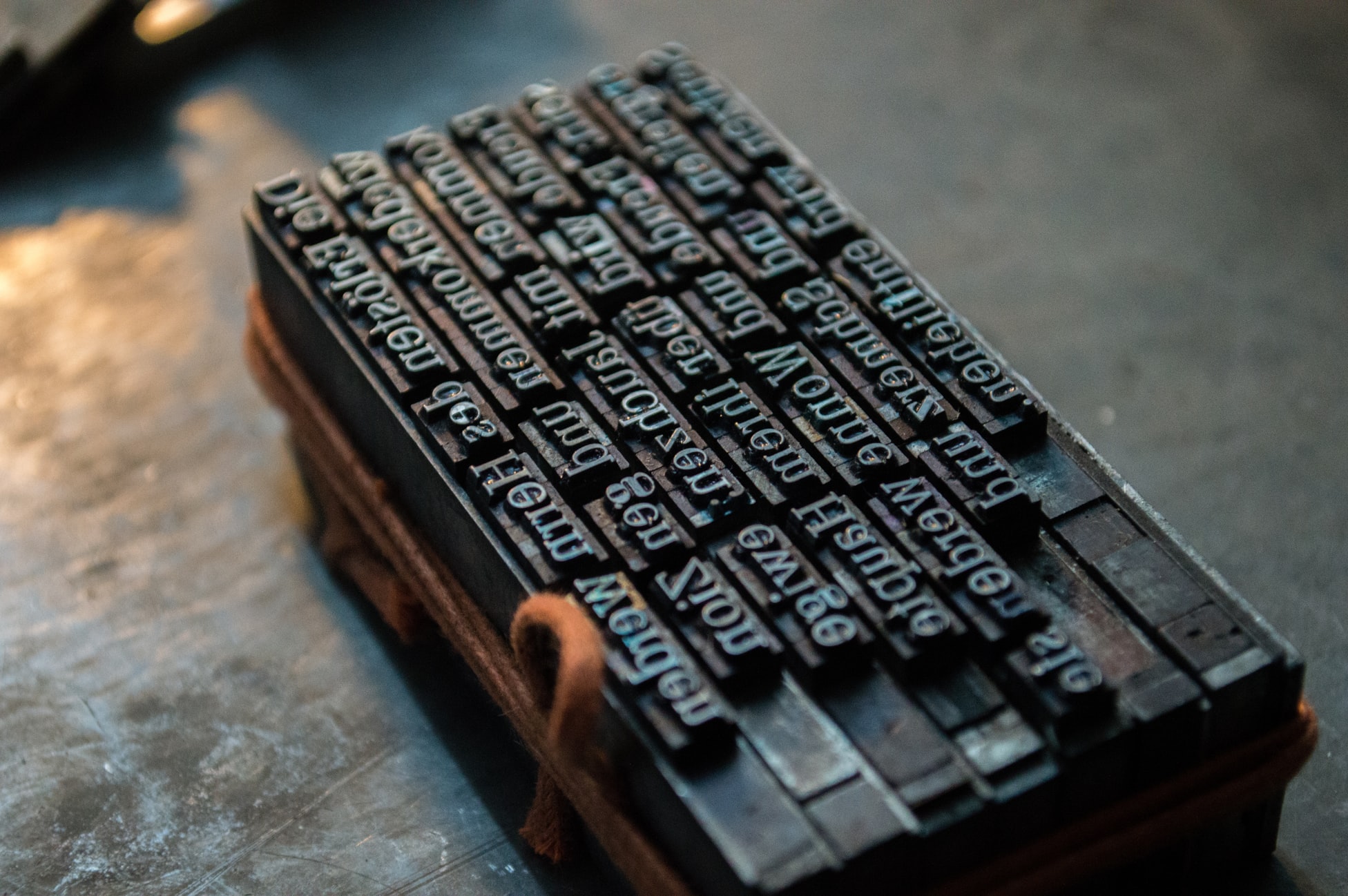 Moveable Type Lettering